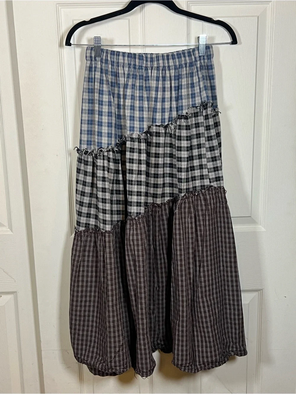 Daisy St Lula Patchwork Maxi Skirt | Urban Outfitters | Free People Style medium - Picture 3 of 7
